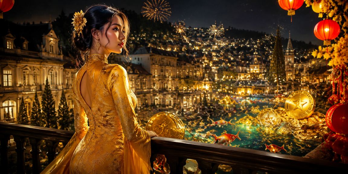 Người phụ nữ mặc áo dài tại Đà Lạt sử dụng nền tảng cá cược trực tuyến